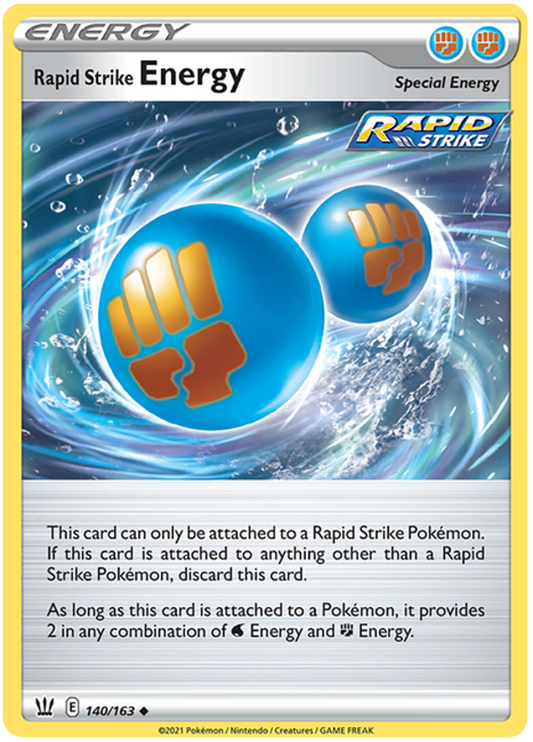 Rapid Strike Energy (140/163) [Sword & Shield: Battle Styles]