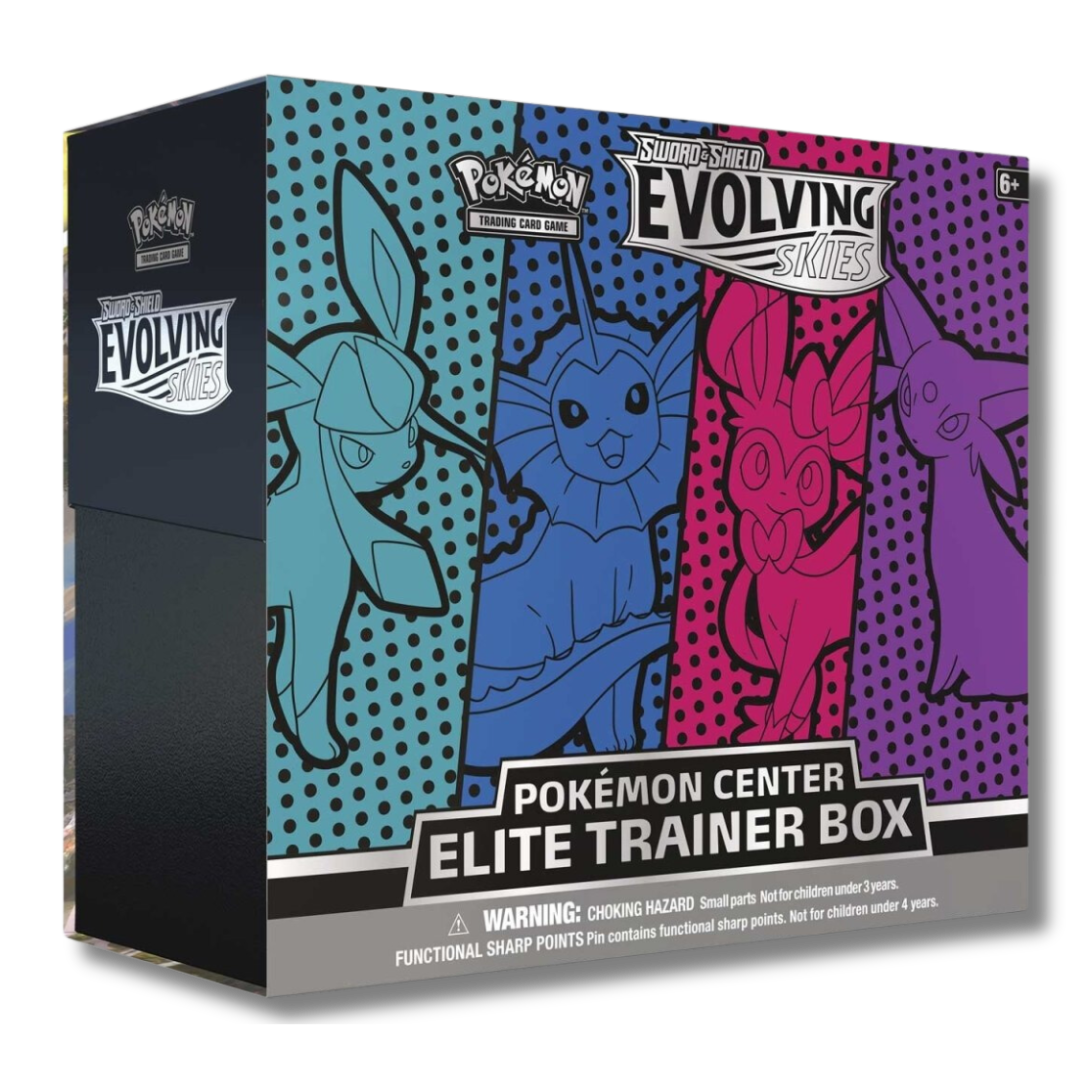 Sword & Shield: Evolving Skies - Elite Trainer Box (Glaceon/Vaporeon/Sylveon/Espeon) (Pokemon Center Exclusive)