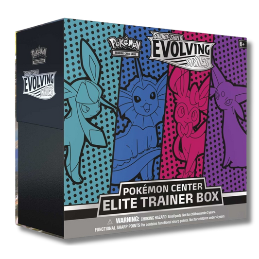 Sword & Shield: Evolving Skies - Elite Trainer Box (Glaceon/Vaporeon/Sylveon/Espeon) (Pokemon Center Exclusive)