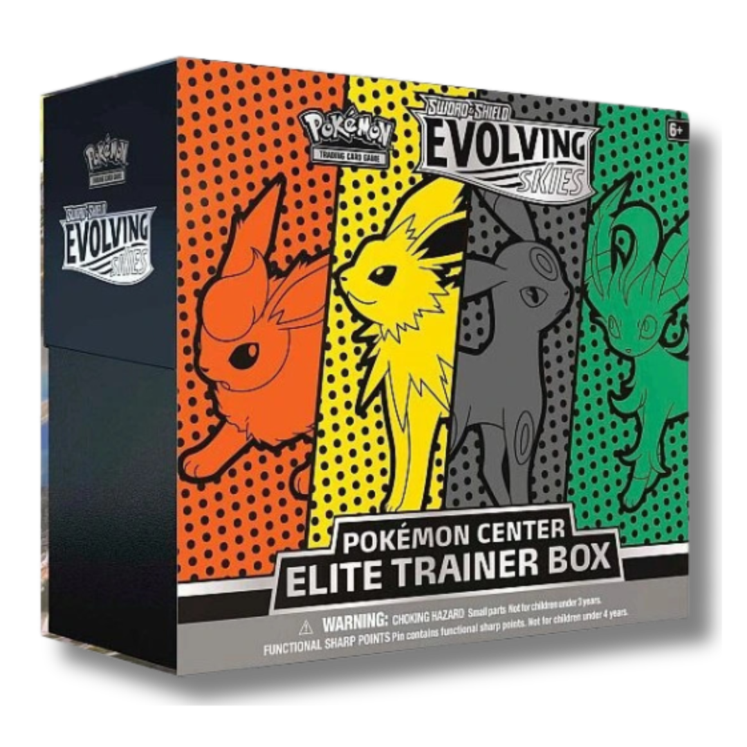 Sword & Shield: Evolving Skies - Elite Trainer Box (Flareon/Jolteon/Umbreon/Leafeon) (Pokemon Center Exclusive)