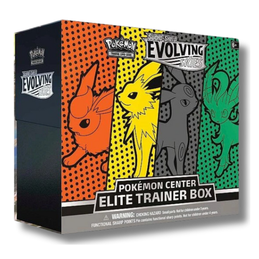 Sword & Shield: Evolving Skies - Elite Trainer Box (Flareon/Jolteon/Umbreon/Leafeon) (Pokemon Center Exclusive)