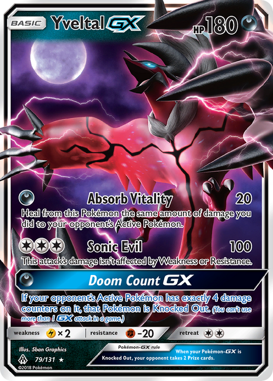 Yveltal GX (79/131) [Sun & Moon: Forbidden Light]