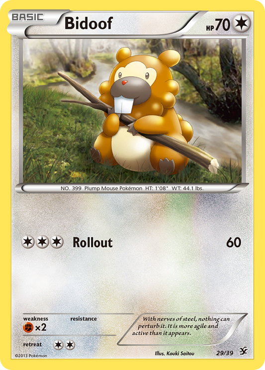 Bidoof (29/39) [XY: Kalos Starter Set]