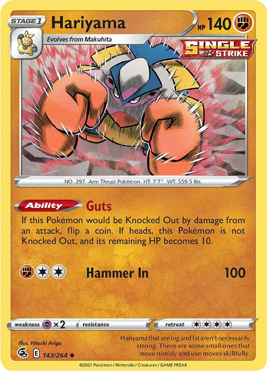 Hariyama (143/264) [Sword & Shield: Fusion Strike]