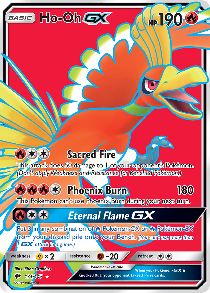 Ho-Oh GX (131/147) [Sun & Moon: Burning Shadows]