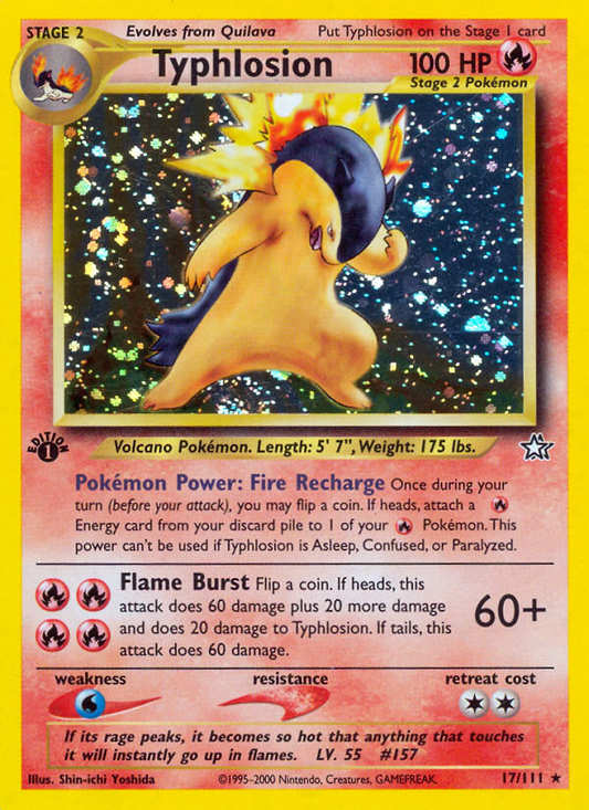 Typhlosion (17/111) [Neo Genesis 1st Edition]