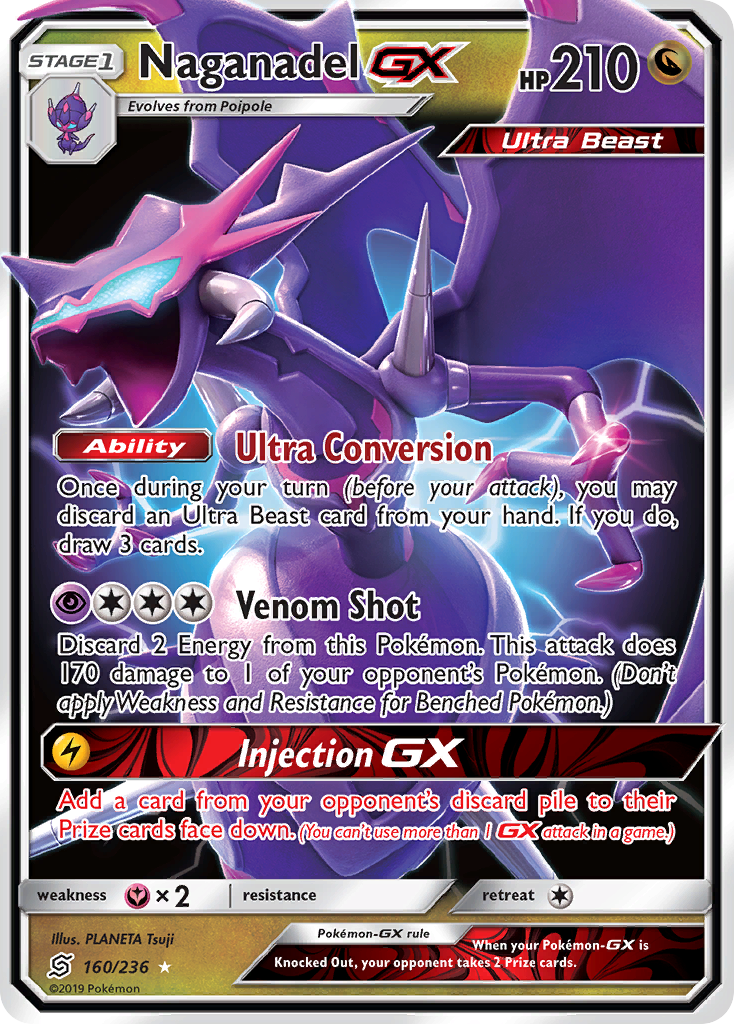 Naganadel GX (160/236) [Sun & Moon: Unified Minds]