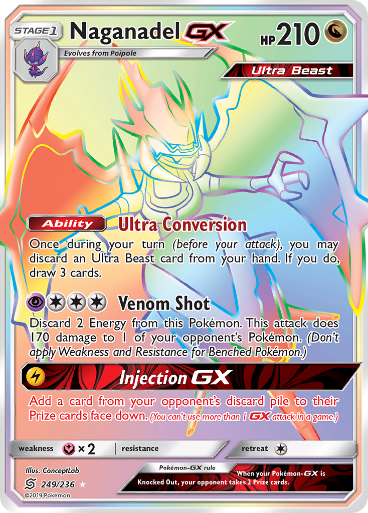 Naganadel GX (249/236) [Sun & Moon: Unified Minds]