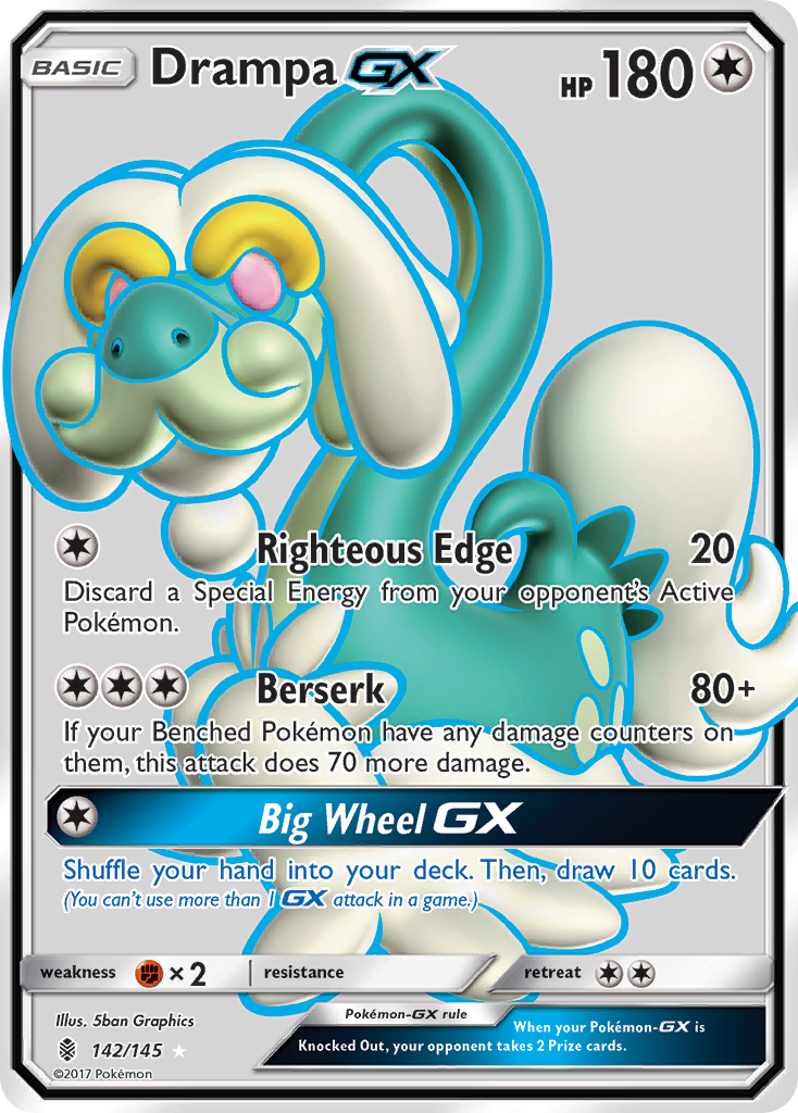 Drampa GX (142/145) [Sun & Moon: Guardians Rising]