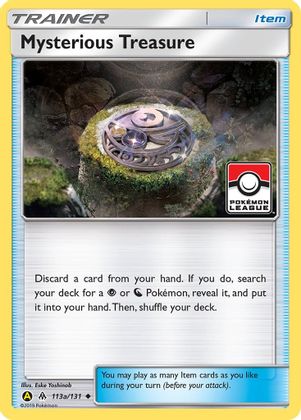 Mysterious Treasure (113a/131) (League Promo) [Sun & Moon: Forbidden Light]