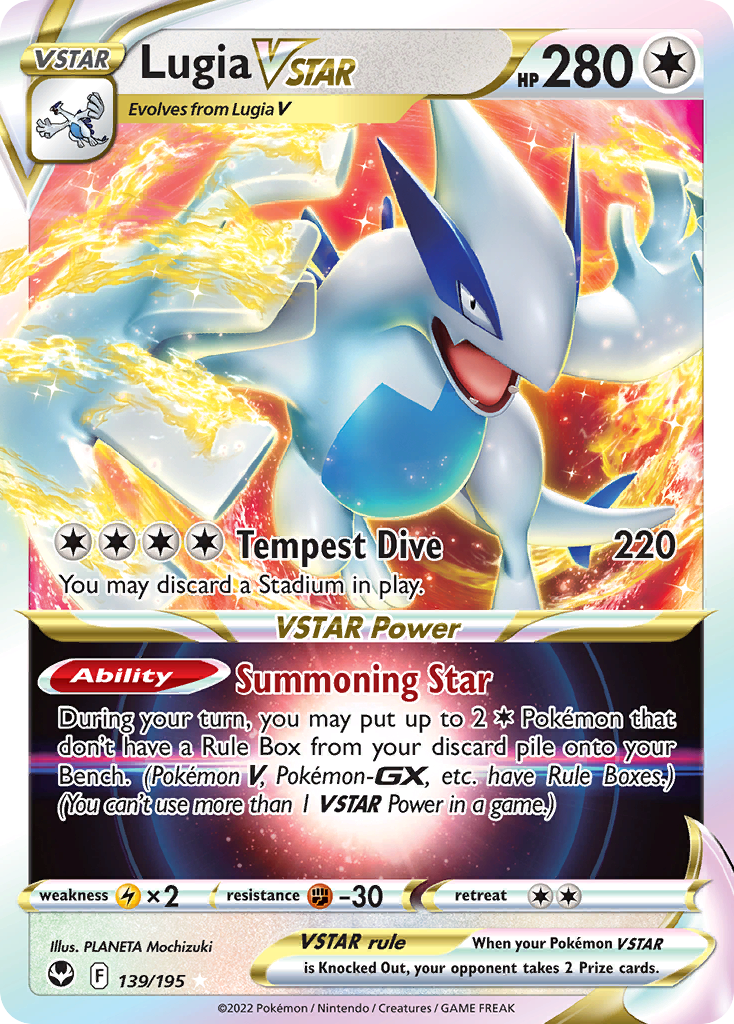 Lugia VSTAR (139/195) (Jumbo Card) [Sword & Shield: Silver Tempest]