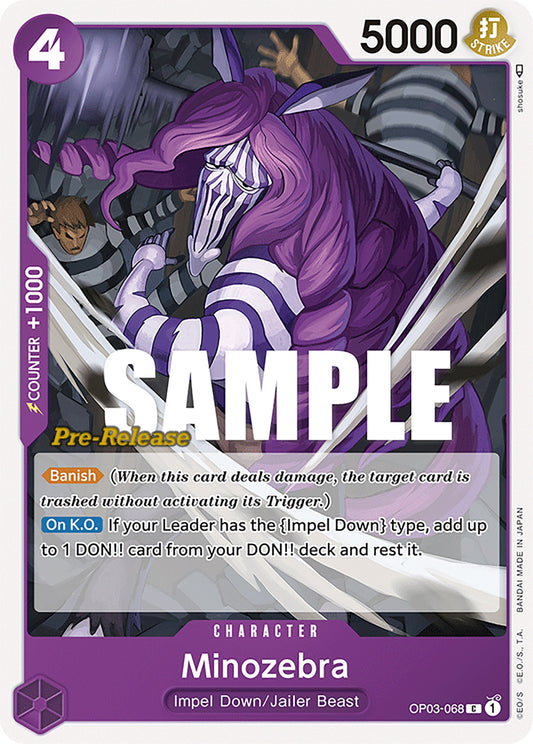 Minozebra [Pillars of Strength Pre-Release Cards]