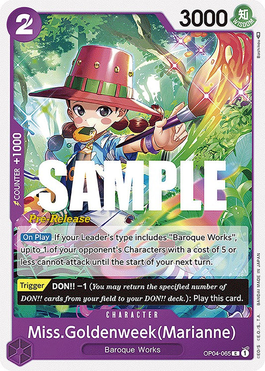 Miss.Goldenweek(Marianne) [Kingdoms of Intrigue Pre-Release Cards]