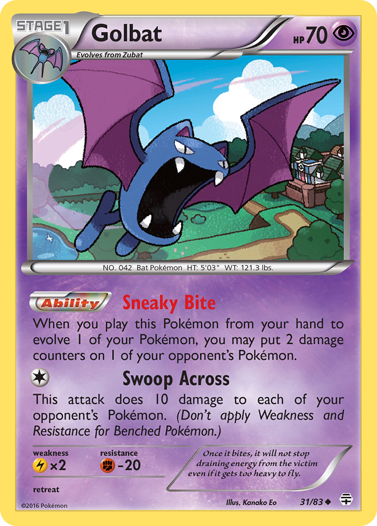 Golbat (31/83) [XY: Generations]