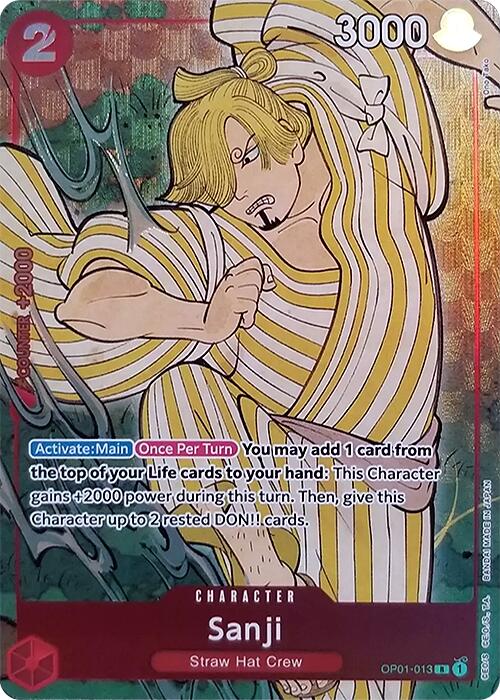 Sanji (English Version 1st Anniversary Set) [One Piece Promotion Cards]