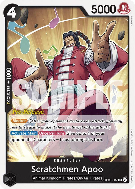 Scratchmen Apoo [Two Legends Pre-Release Cards]