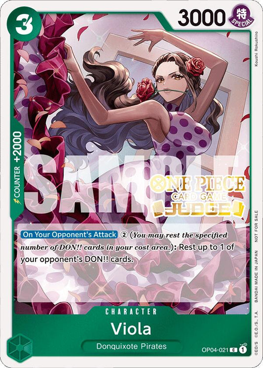 Viola (Judge Pack Vol. 4) [One Piece Promotion Cards]