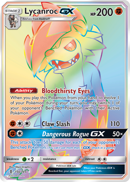 Lycanroc GX (156/145) [Sun & Moon: Guardians Rising]