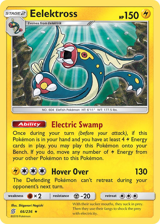 Eelektross (66/236) (Theme Deck Exclusive) [Sun & Moon: Unified Minds]