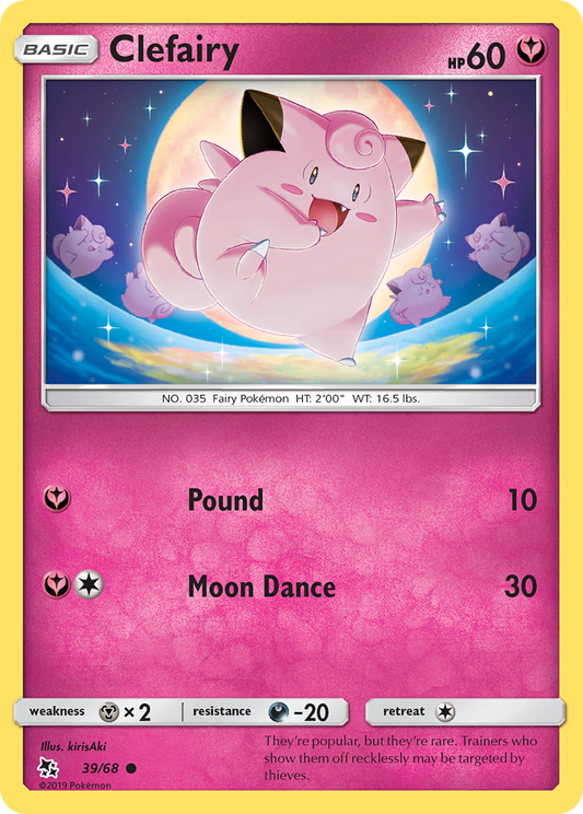 Clefairy (39/68) [Sun & Moon: Hidden Fates]