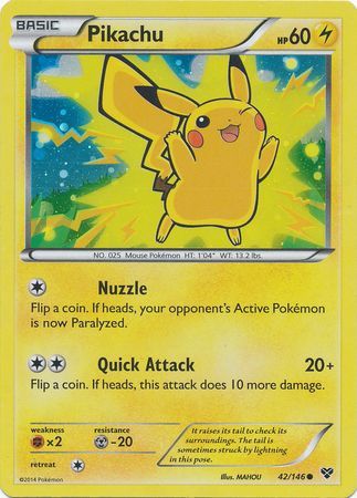 Pikachu (42/146) (2014 Movie Promo) [Miscellaneous Cards]