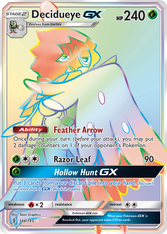 Decidueye GX (146/145) [Sun & Moon: Guardians Rising]