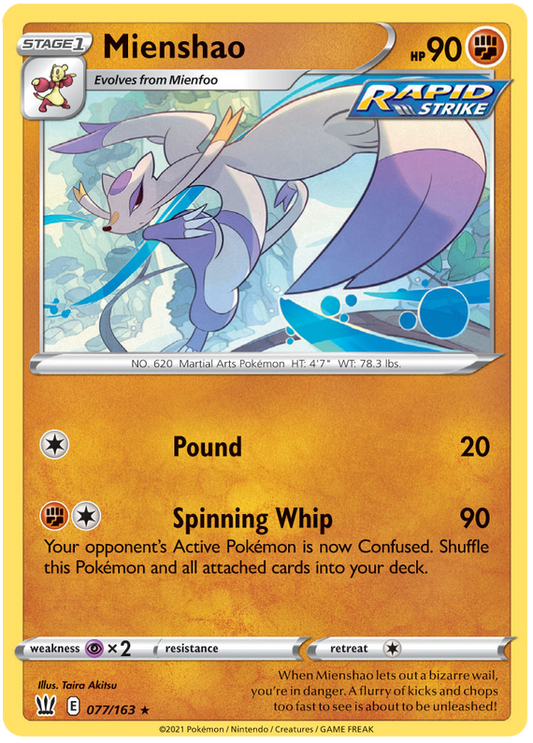 Mienshao (077/163) [Sword & Shield: Battle Styles]