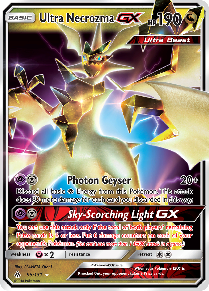 Ultra Necrozma GX (95/131) [Sun & Moon: Forbidden Light]