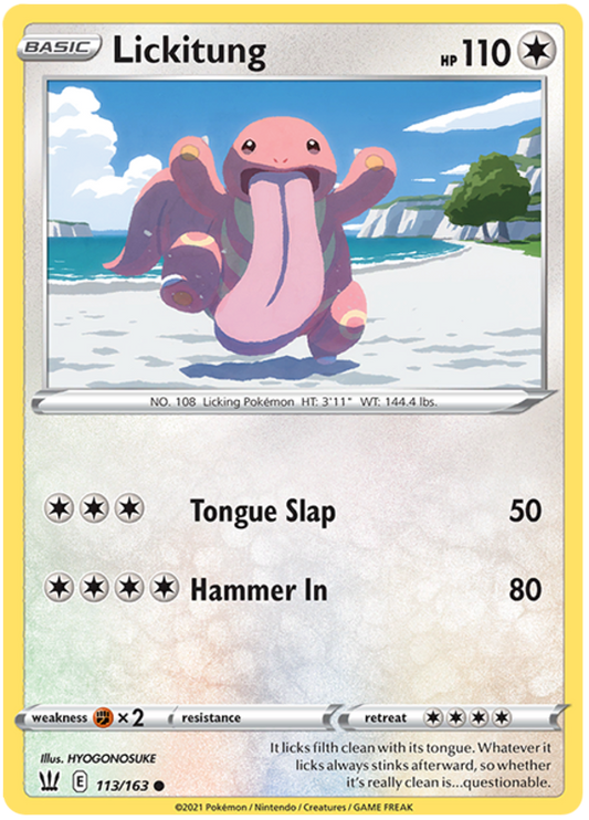 Lickitung (113/163) [Sword & Shield: Battle Styles]