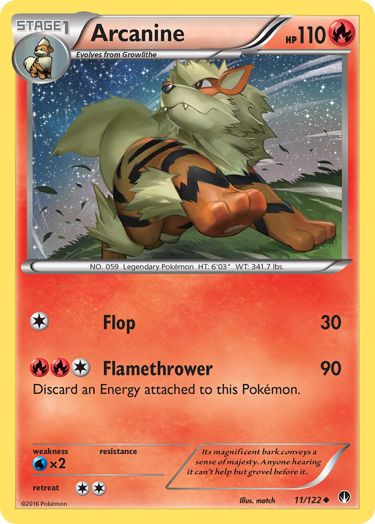 Arcanine (11/122) [XY: BREAKpoint]