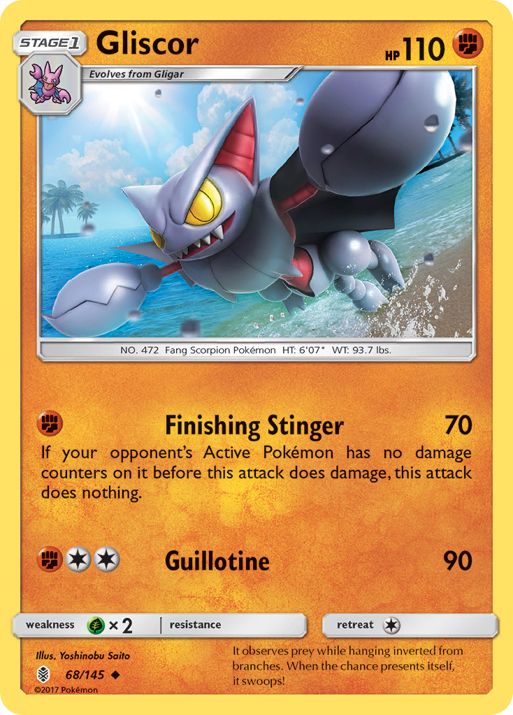 Gliscor (68/145) [Sun & Moon: Guardians Rising]