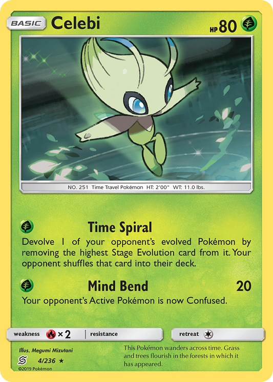 Celebi (4/236) [Sun & Moon: Unified Minds]