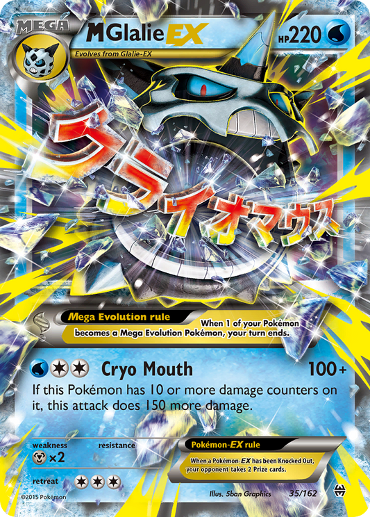 M Glalie EX (35/162) [XY: BREAKthrough]