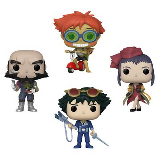 Cowboy Bebop: Spike / Jet Black / Faye / Ed & Ein (Walmart Exclusive) Funko POP!