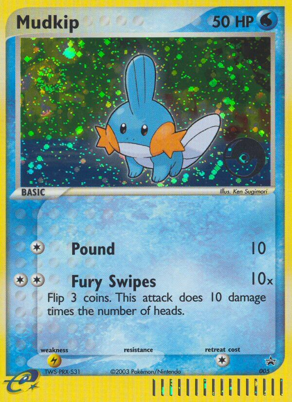 Mudkip (005) [Nintendo: Black Star Promos]