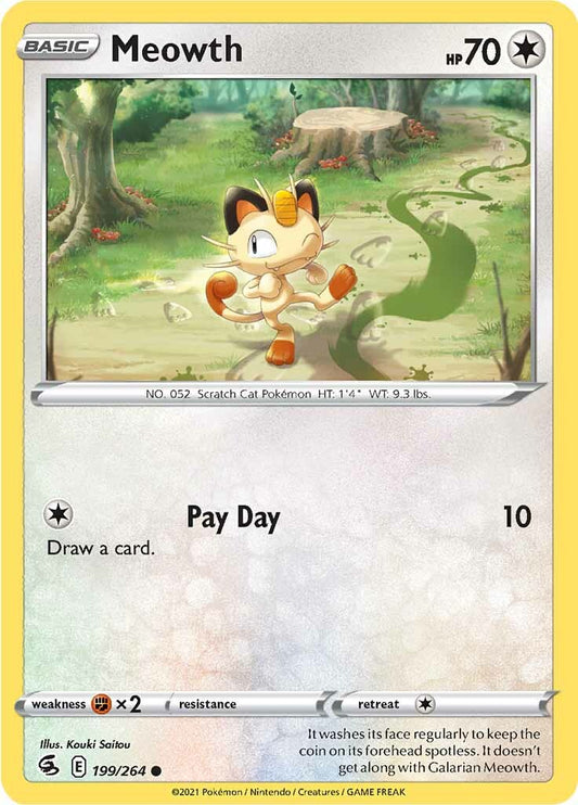 Meowth (199/264) [Sword & Shield: Fusion Strike]