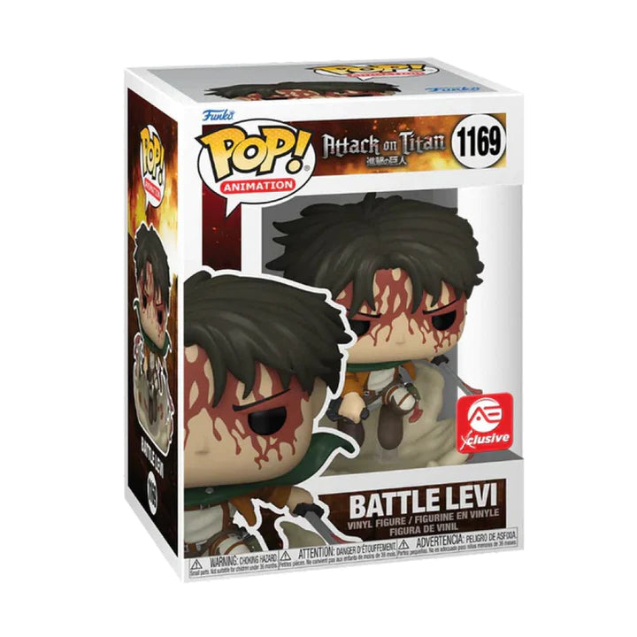 Attack on Titan: Bloody Battle Levi (AE Exclusive) Funko POP!