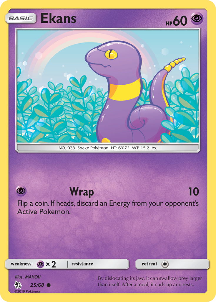 Ekans (25/68) [Sun & Moon: Hidden Fates]