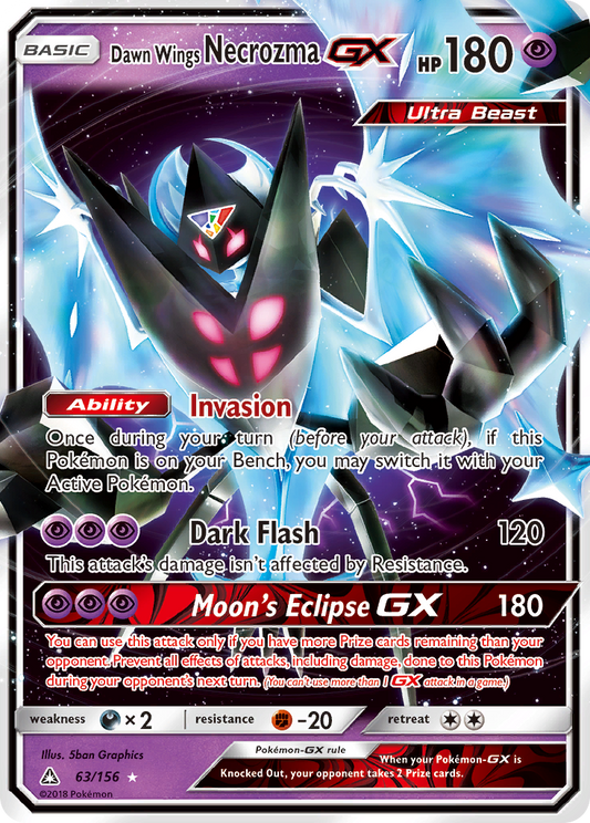 Dawn Wings Necrozma GX (63/156) [Sun & Moon: Ultra Prism]