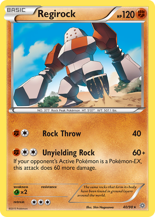 Regirock (40/98) [XY: Ancient Origins]