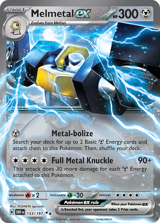 Melmetal ex (153/197) [Scarlet & Violet: Obsidian Flames]