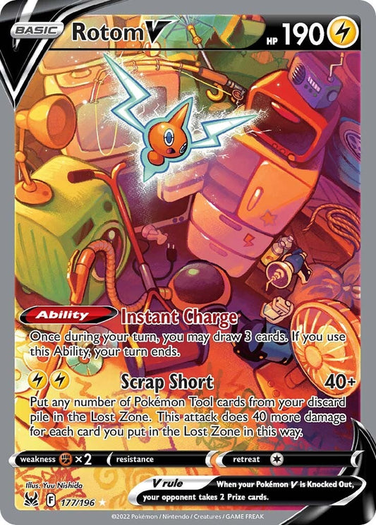 Rotom V (177/196) [Sword & Shield: Lost Origin]