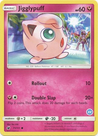 Jigglypuff (71/111) (Deck Exclusive #22) [Sun & Moon: Trainer Kit - Alolan Ninetales]