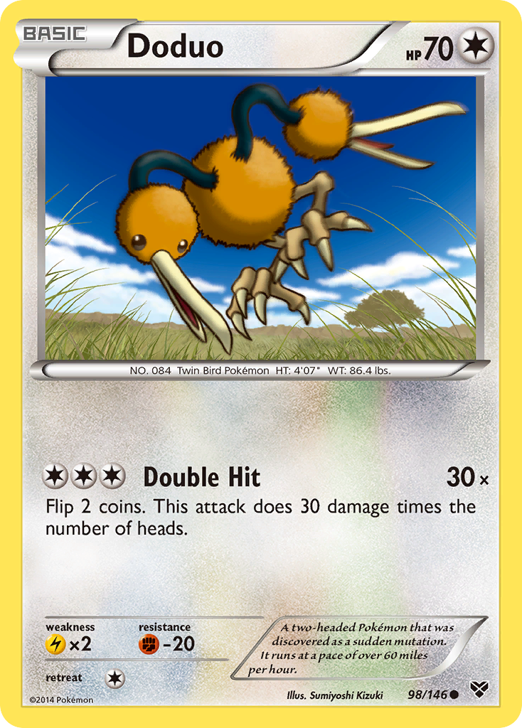 Doduo (98/146) [XY: Base Set]