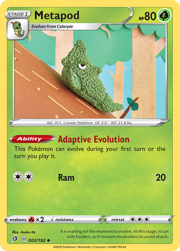 Metapod (002/192) [Sword & Shield: Rebel Clash]