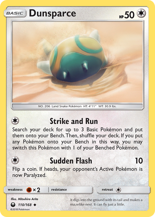 Dunsparce (110/168) [Sun & Moon: Celestial Storm]