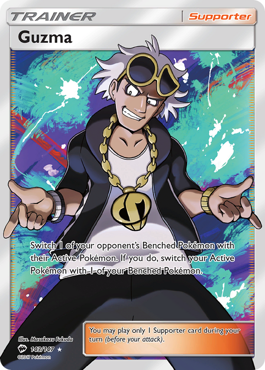 Guzma (143/147) [Sun & Moon: Burning Shadows]