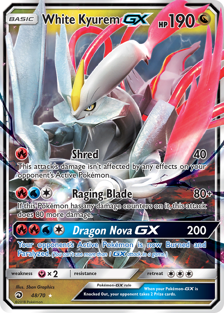 White Kyurem GX (48/70) [Sun & Moon: Dragon Majesty]