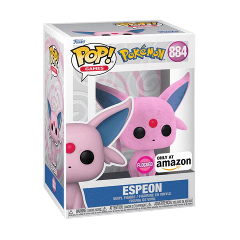 Pokemon: Espeon (Flocked, Amazon Exclusive) Funko POP!