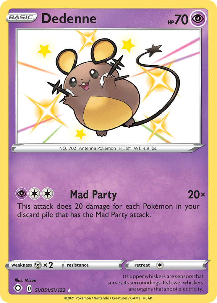 Dedenne (SV051/SV122) [Sword & Shield: Shining Fates]